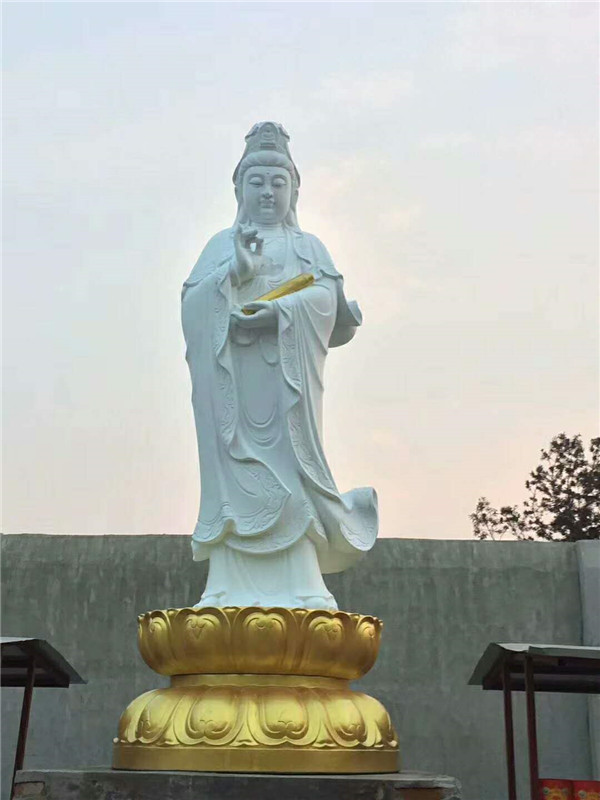 佛像石雕-- 石雕观音