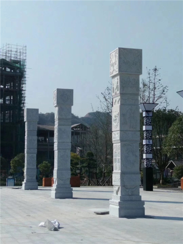 石雕文化柱