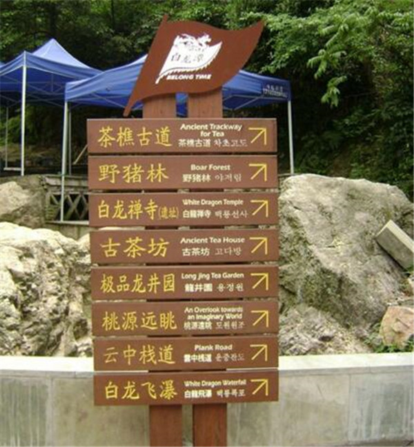 广告指路牌