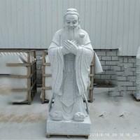 石雕孔子像
