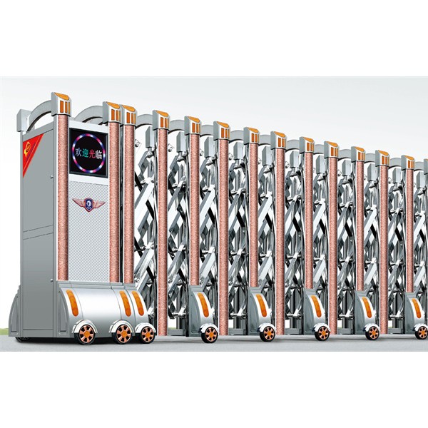 不锈钢电动伸缩门