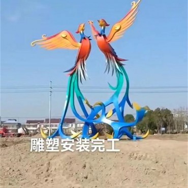不锈钢雕塑施工