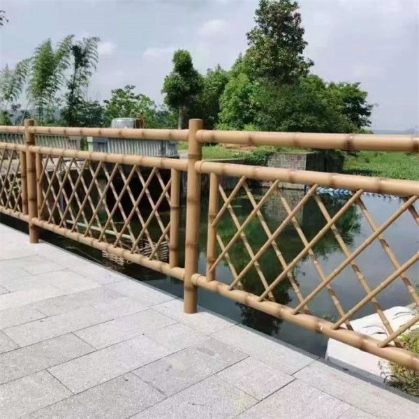 护河仿竹护栏