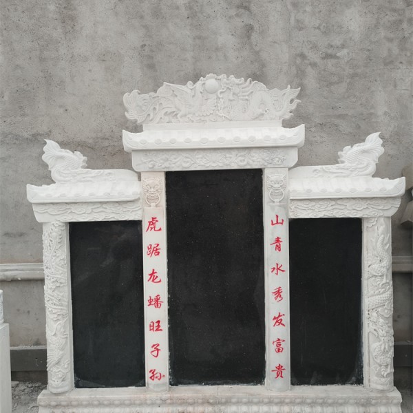 汉白玉墓碑